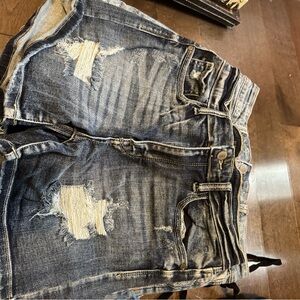 Men's Distressed Blue Jeans